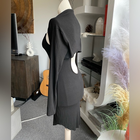 New Enza Costa Revolve Ribbed Shrug Dress rick owens joah brown skims areyouami - Picture 7 of 11